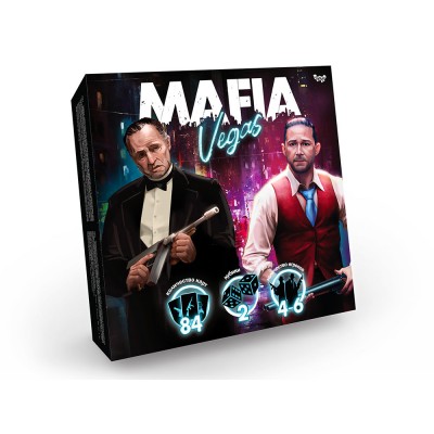 Настольная игра Мафия Вегас Mafia Vegas Danko Toys MAF-02-01U для всей