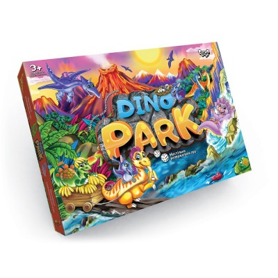 Настольная игра Dino Park Danko Toys DTG95 парк динозавров поле кубик