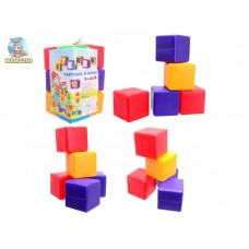 Кубики цветные, 12 штук BAMSIC (111)
