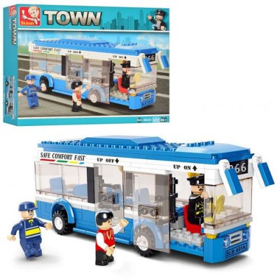 Конструктор міський автобус із фігурками SLUBAN M38-B0330, 235 дет