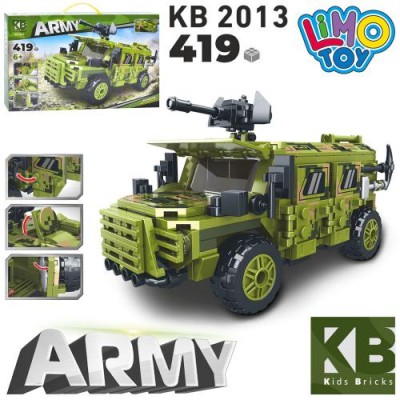 Конструктор Limo Toy KB 2013 "Военная техника. Штурмовая машина" 419 деталей