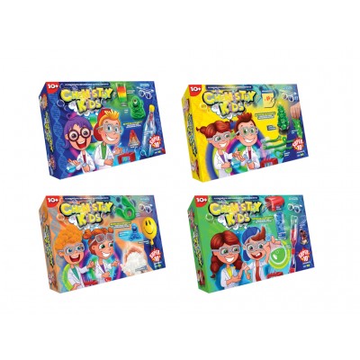 Большой набор для проведения опытов "Chemistry Kids" Danko Toys. CHK-01-01,02,03,04