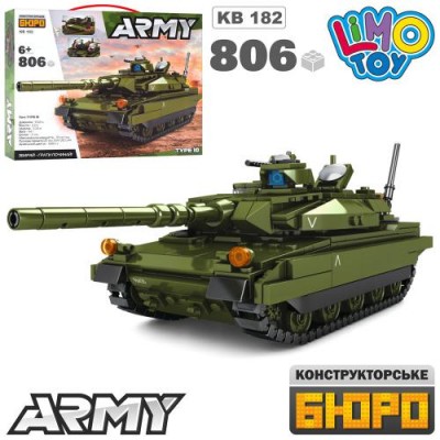 Конструктор Limo Toy KB 182 Японський танк Тип 10, 806 дет