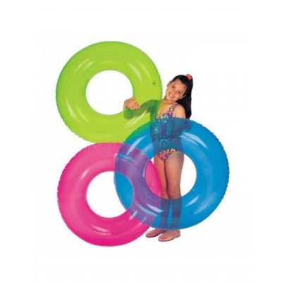 Надувной круг Transparent Tubes Intex 59260, для взрослых и детей 76 см