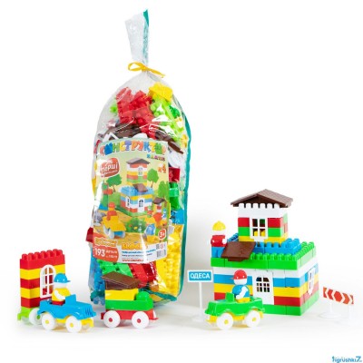 Конструктор №4 115/11 (8) "BAMSIC" 193 деталі, у пакеті