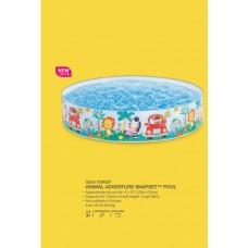 Intex Бассейн 58477 NP "Утиный риф" (6) от 3-х лет, диаметр 122см, высота 25см, 218л 