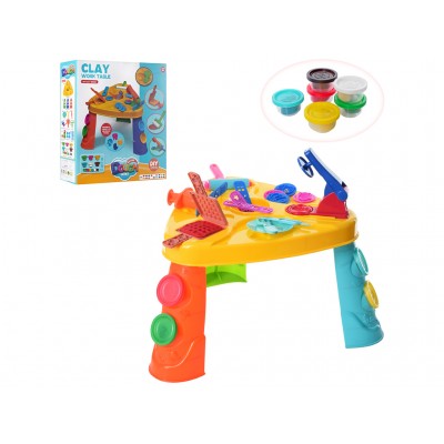 Пластилин MK 4661 (12шт) 6цветов (баночка с крыш/сток),стол,аппарат-пресс,формоч,инстр,кор,39,5-42-10см