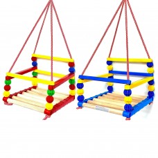  Качели №2 (11) 7002 "Bamsic" дерево+пластик 