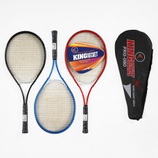 Ракетка для тенниса M 49054 (30) 3 цвета, 1 ракетка, в чехле, ВЫДАЕТСЯ ТОЛЬКО МИКС ВИДОВ 