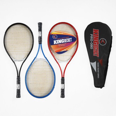 Ракетка для тенісу M 49054 (30) 3 кольори, 1 ракетка, в чохлі, ВИДАЄТЬСЯ ТІЛЬКИ МІКС ВИДІВ