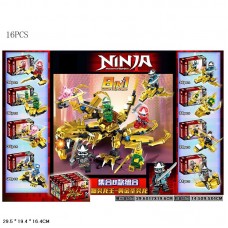 Конструктор арт. 66030 (480шт/2) 8 видов, 16шт в дисплее 29, 5*19, 4*16, 4см