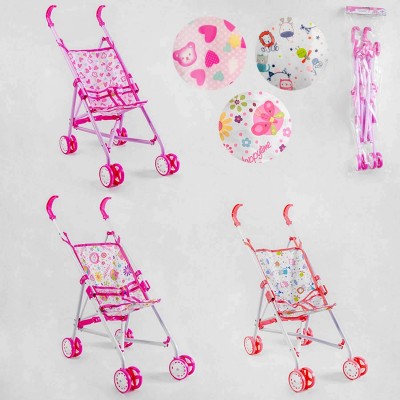 Тележка для кукол ТК - 4707 (24) "TK Group", 3 вида, в пакете 