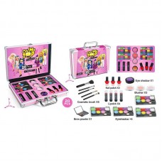 Косметика FT 2043 (36) упаковка англ. та русявий. мовах, 20 елементів, тіні, помади, рум'яна, лаки для нігтів, пензлики, у валізі