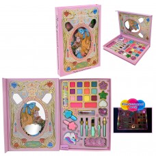  2401  Косметика арт. UKR2401 (72шт/6) батарь. палетка, лак, помада, тени, свет, аксессуар короб. 18*3*25см