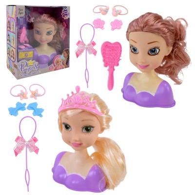 2615/6  Голова для причесок арт. 2615/6 (96шт/2) микс 2 вида, аксес короб. 20*9*18