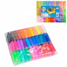 Масса для лепки, 3 по 12цв, модулин, масса, глина, легкий / воздушный пластилин, ассорти цветов, 36цв, 36шт в уп