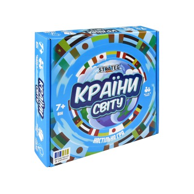  НАСТОЛЬНАЯ ИГРА STRATEG СТРАНЫ МИРА (30952)