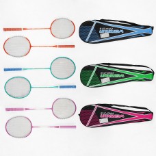 Бадминтон C 70200 (50) "TK Sport", 3 цвета, 2 ракетки, металлический каркас, в чехле 