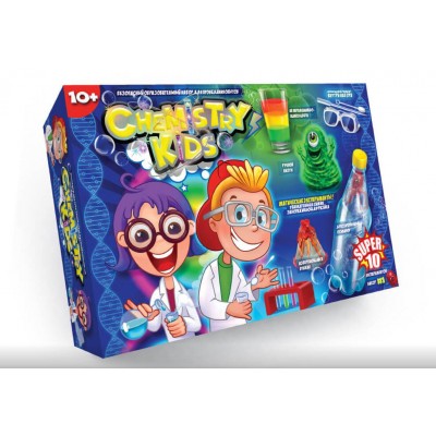 Набор для безопасных домашних опытов Chemistry Kids Danko Toys (CHK-01-01) оптом