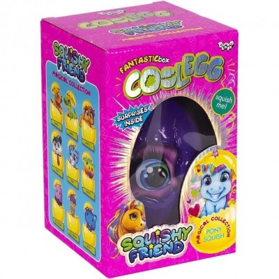 Набор креативного творчества Danko Toys Малое Яйцо сюрприз СКВИШ cool egg ПОНИ