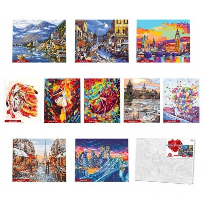 Картина за номерами Painting by Numbers 40x50 економ No1 KpNe-01-01/10 DANKO TOYS